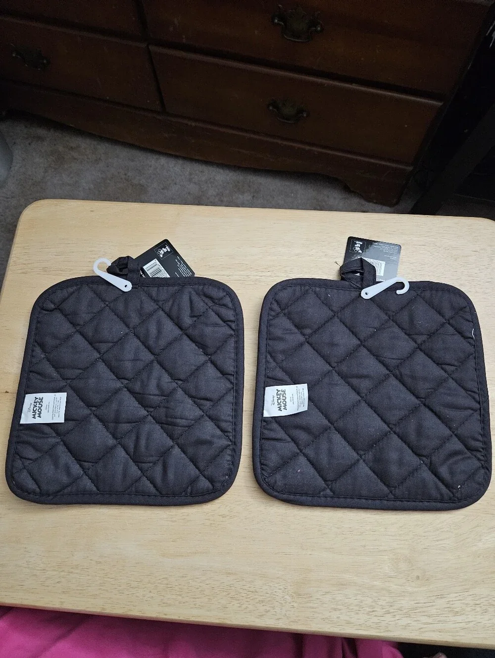 Disney Mickey Mouse 2 Pack Of Potholders